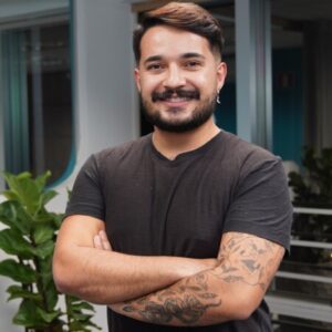 A fotografia do perfil de Gustavo Rodrigues